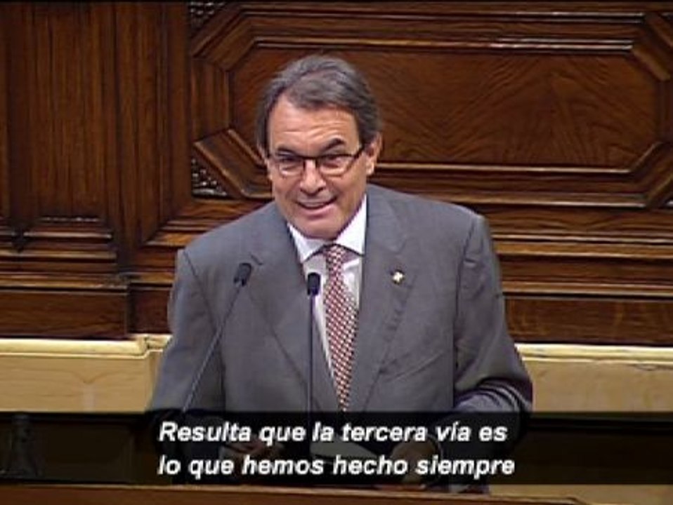 Mas: "Estamos donde estamos porque hemos acumulado 100 años de decepciones sobre las terceras vías"
