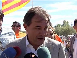 Mas sobre la consulta soberanista: "si la gente vota libertad, Cataluña será libre ese día"