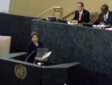 Brasil abre la Asamblea de la ONU con críticas a Estados Unidos por espionaje.