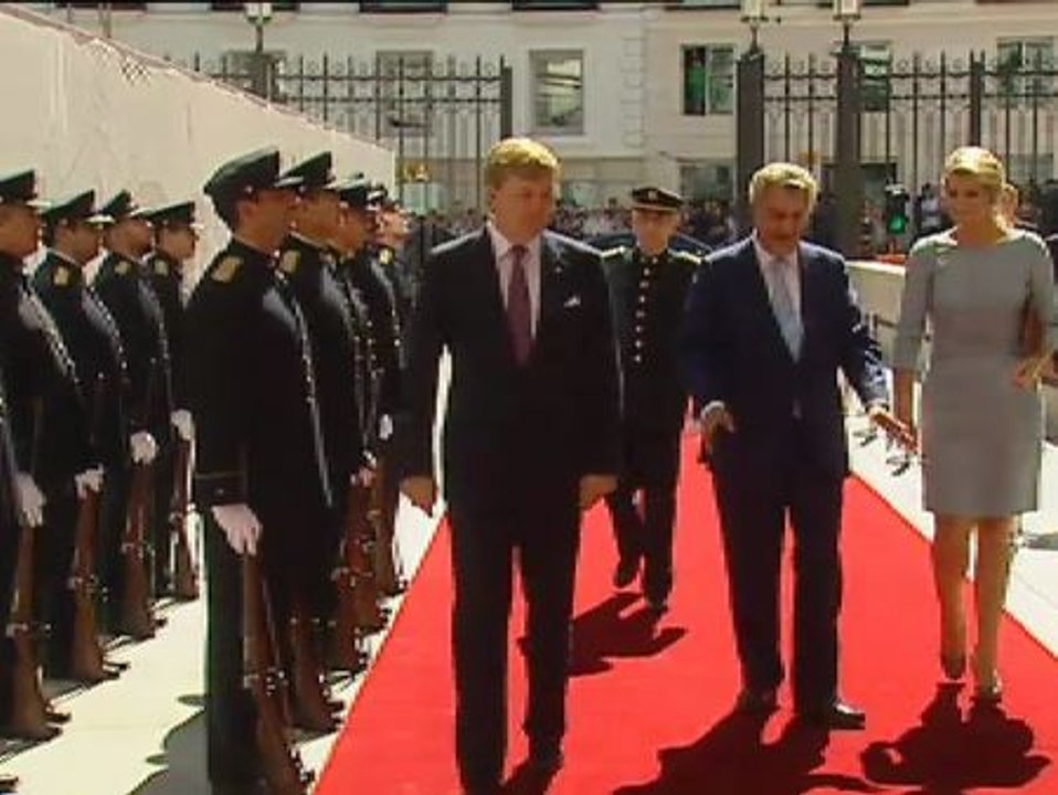 Los reyes de Holanda visitan el Congreso de los Diputados