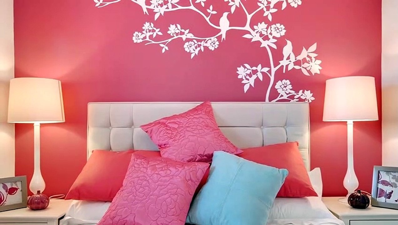 Wallpaper design for living room ! Home decoration ideas  ! wall stickers