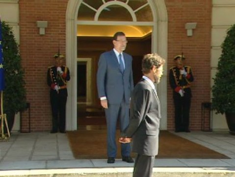 Rajoy recibe a los Reyes de Holanda
