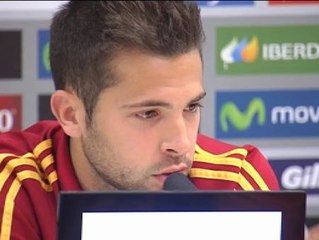 Jordi Alba: "Cuando hago un partido mal me rajan a tope y cuando hago uno bueno estoy entre los 10 mejores de la historia"