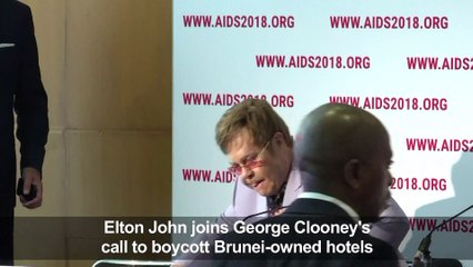 Elton John joins call for boycott of Brunei-owned hotels