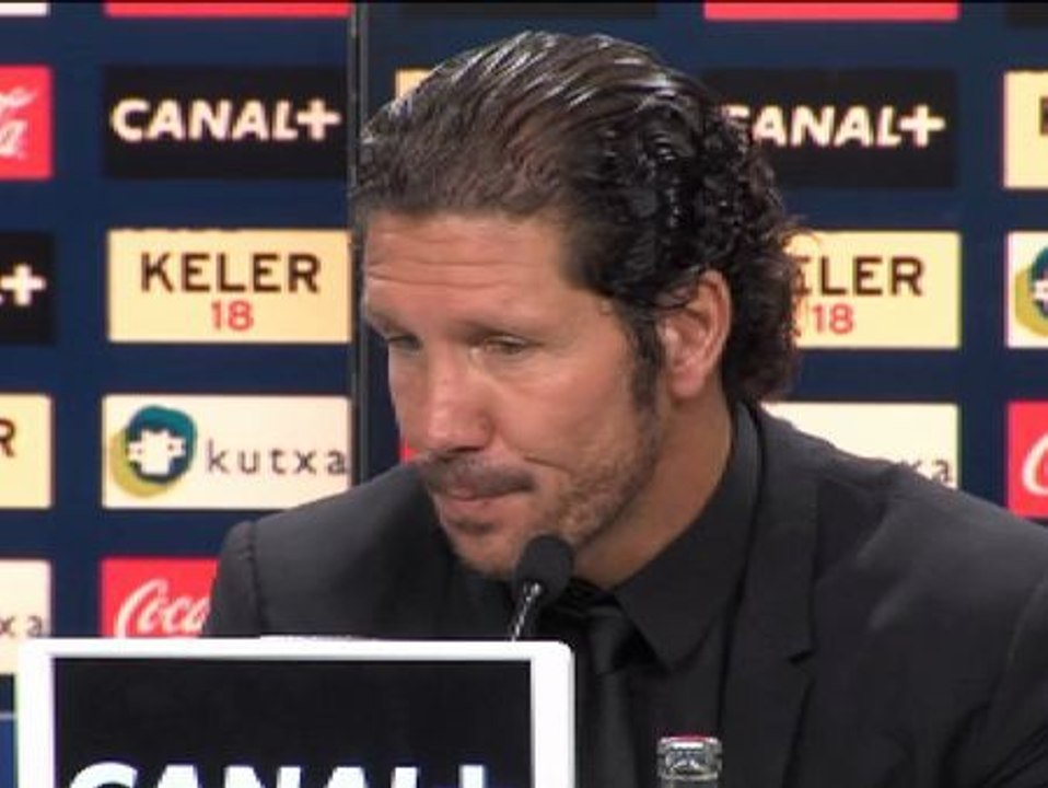 Simeone: "El equipo ha resuelto muy bien un partido importante"