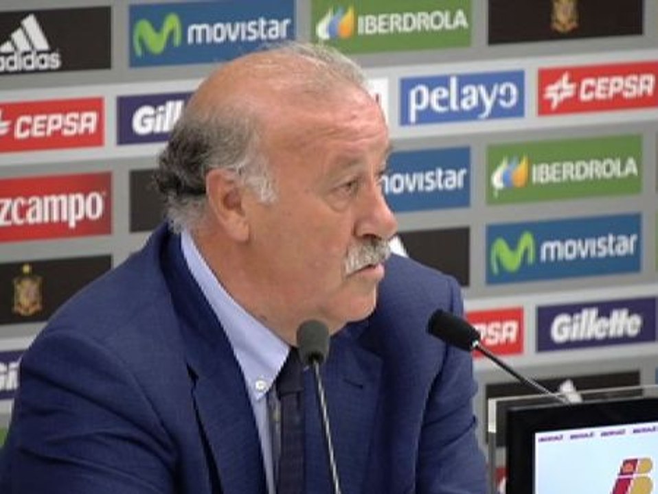 Vicente Del Bosque con dudas