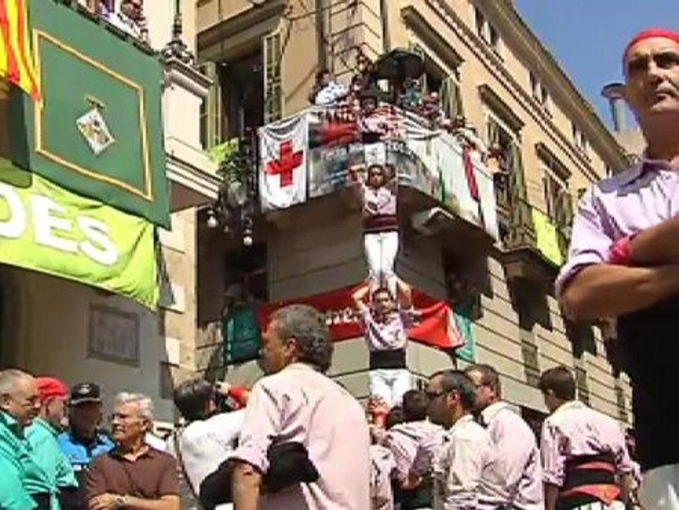 Un casteller de 10 pisos corona Vilafranca del Penedés