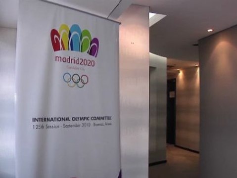 La delegación española última la presentación de Madrid 2020