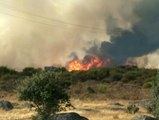 Cerca de 300 vecinos han sido desalojados en Villardiegua, en Zamora, por un incendio