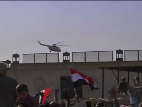 Un helicóptero medicalizado traslada a Mubarak a un hospital militar