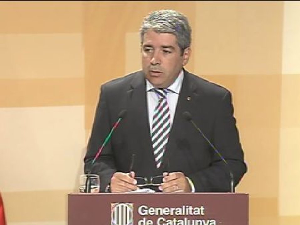 Francesc Homs: "Hemos estado pensando en un país que quiere ser libre"