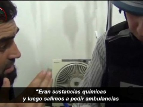 Una de las víctimas del ataque en los suburbios de Damasco: Eran sustancias químicas