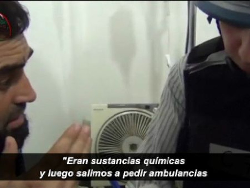 Una de las víctimas del ataque en los suburbios de Damasco: "Eran sustancias químicas"