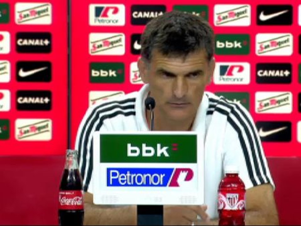 Mendilibar: "No es que no tengamos gol, nos falta hambre de gol"