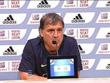 Tata Martino asume el favoritismo del Barça en el partido  de la Supercopa