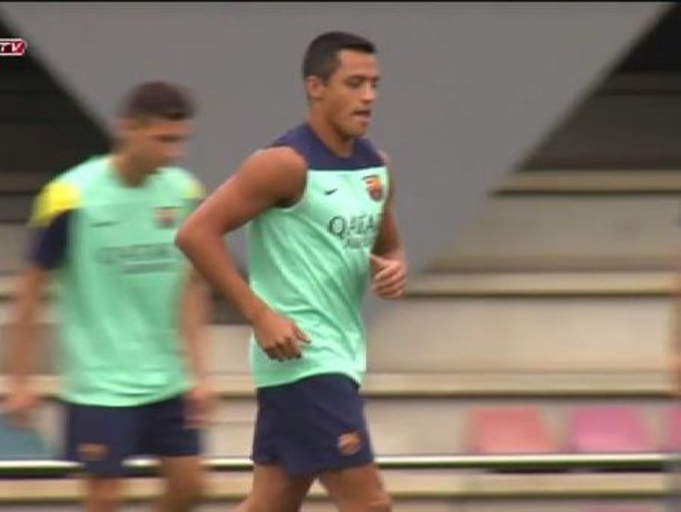 Messi vuelve a entrenarse con el grupo