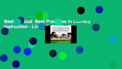 Best product  Best Practices in Literacy Instruction - Linda B. Gambrell