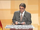 Mas agotará la legislatura pase lo que pase con la consulta