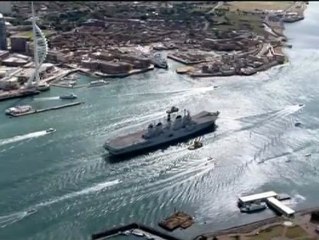 Скачать видео: Los buques británicos rumbo a Gibraltar