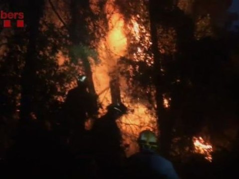 El incendio de Vallirana ya está controlado