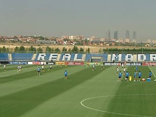 El Real Madrid se entrena con normalidad