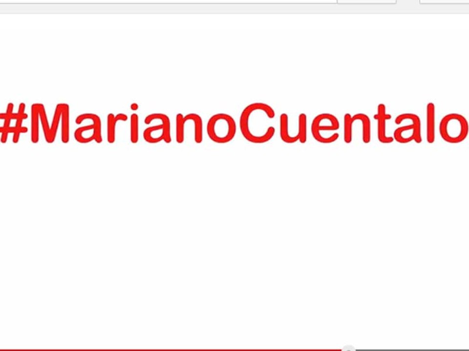Juventudes Socialistas: "#MarianoCuentalo"