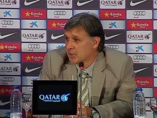 Martino: "No ganar títulos sería un fracaso"