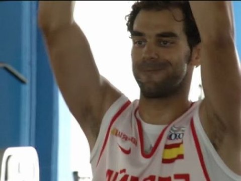 Primer entrenamiento de la Selección de Baloncesto