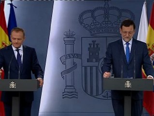 Rajoy: "El Estado de derecho no se somete a chantaje"
