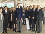 Los Príncipes de Asturias visitan a las víctimas