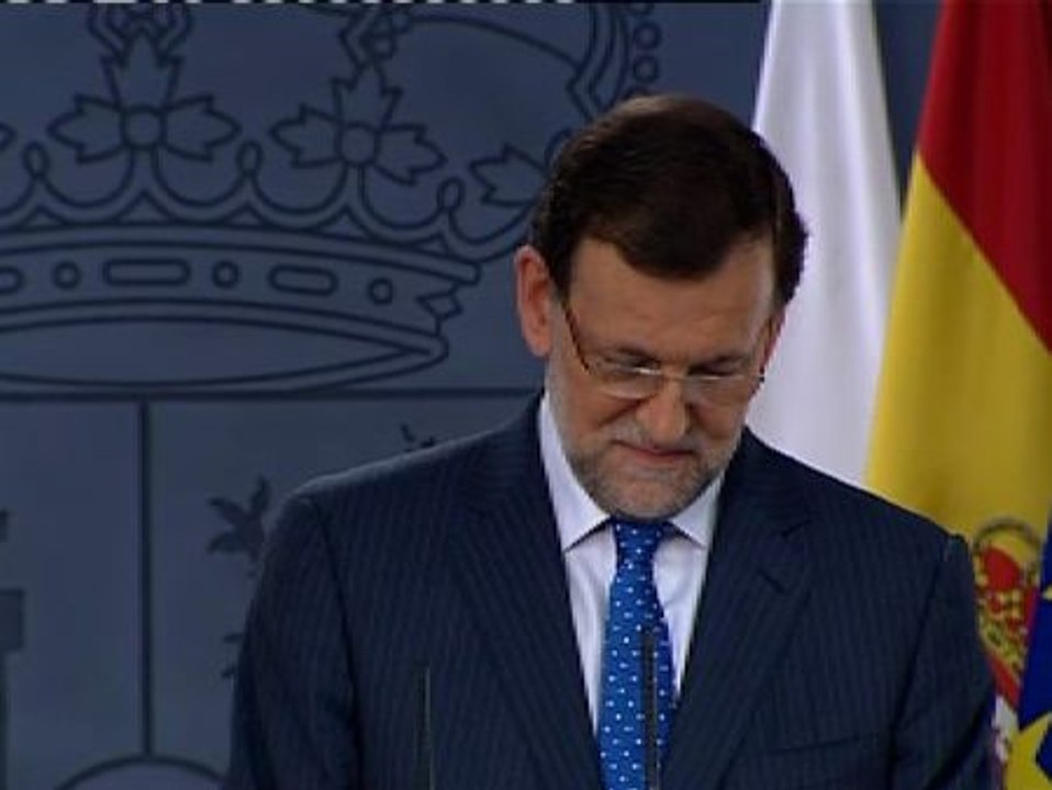 Rajoy: "Voy a cumplir con el mandato que me han dado los españoles en las urnas"