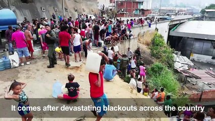 Maduro announces 30 days of electricity rationing in Venezuela