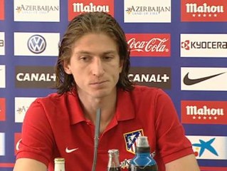 Filipe Luis: "Villa es un gran fichaje, viene con hambre de triunfar"