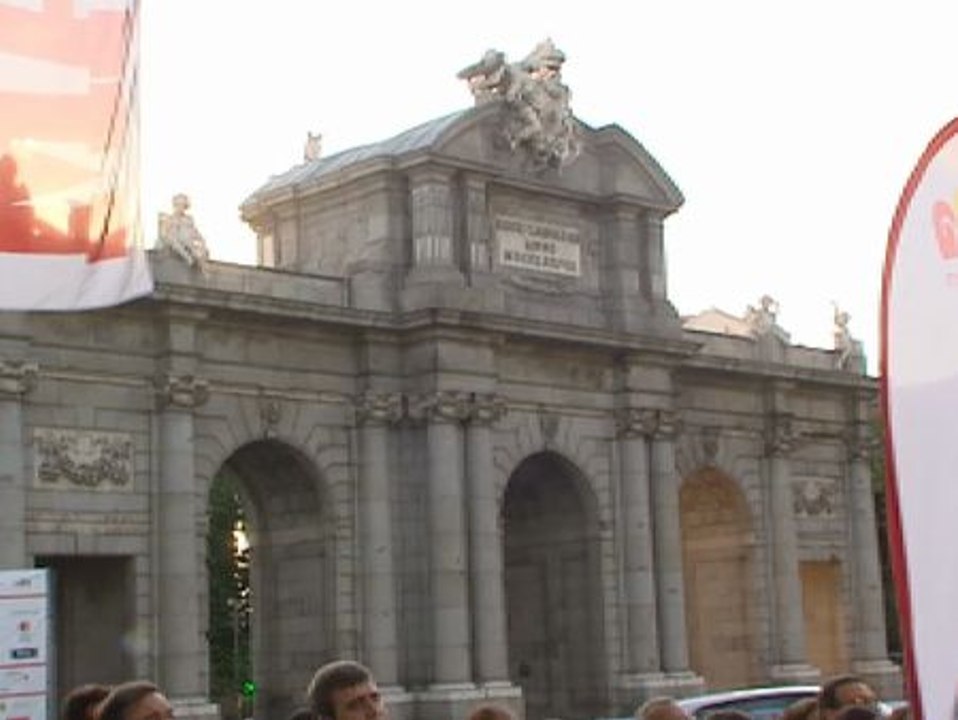 El corazón de Madrid se tiñe de los colores olímpicos