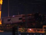 Al menos 38 heridos tras volcar un autobús de pasajeros en Alicante