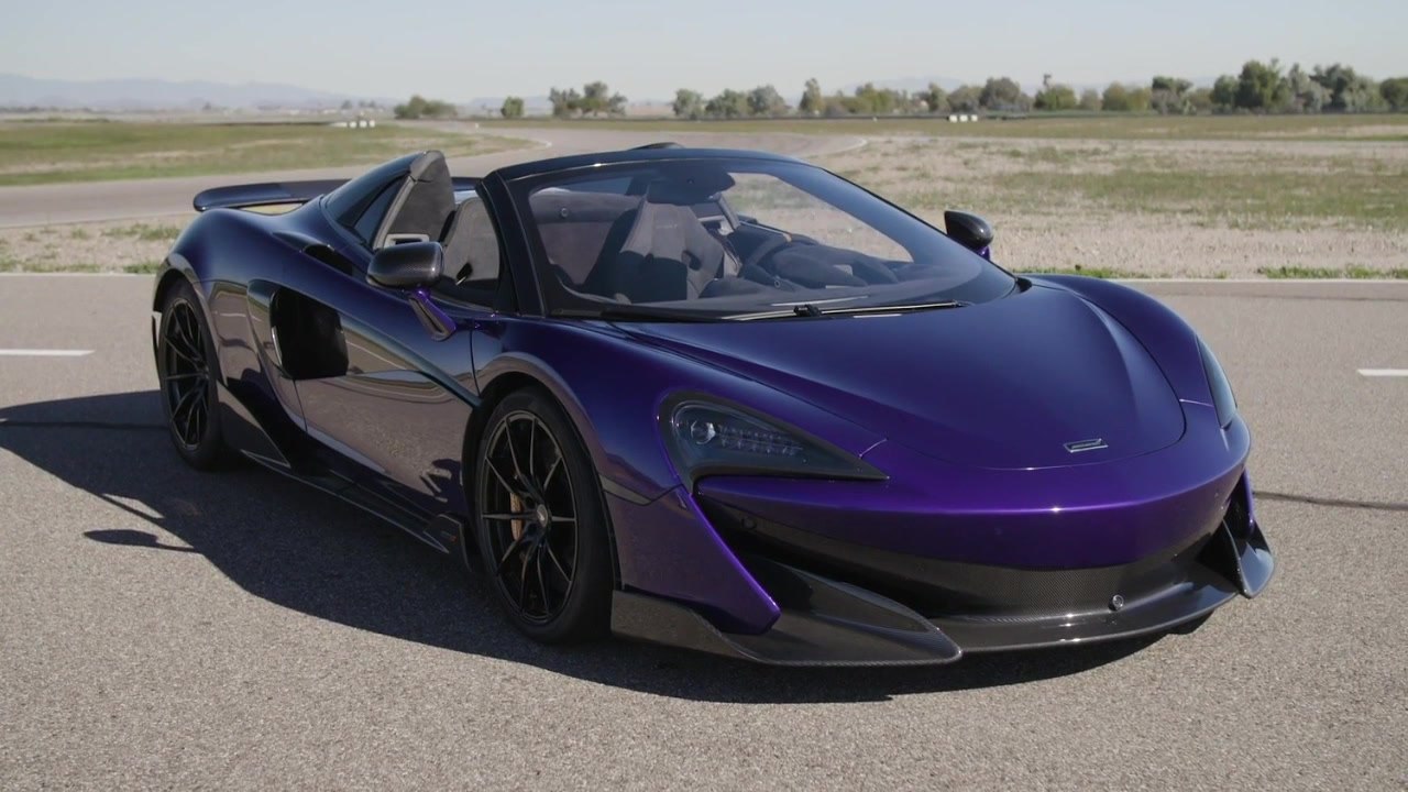 McLaren 600LT Spider Design in Lantana Purple