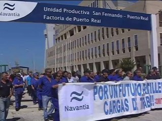 24 horas de huelga de los astilleros