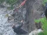 Angustioso rescate de un hombre de las aguas del río Esera en el Valle de Benasque
