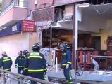 Cuatro heridos leves al explosionar un restaurante chino en Madrid