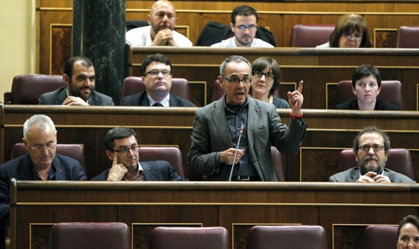 Coscubiela: Diga aquí que Bárcenas no tiene nada que ver con su partido