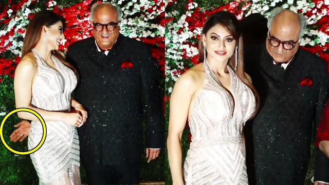 Sridevi's husband Boney Kapoor's SHOCKING act with Urvashi Rautela at Jayantilal Gada's Son Wedding