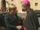 Primera reunión entre el Papa Francisco y Angela Merkel