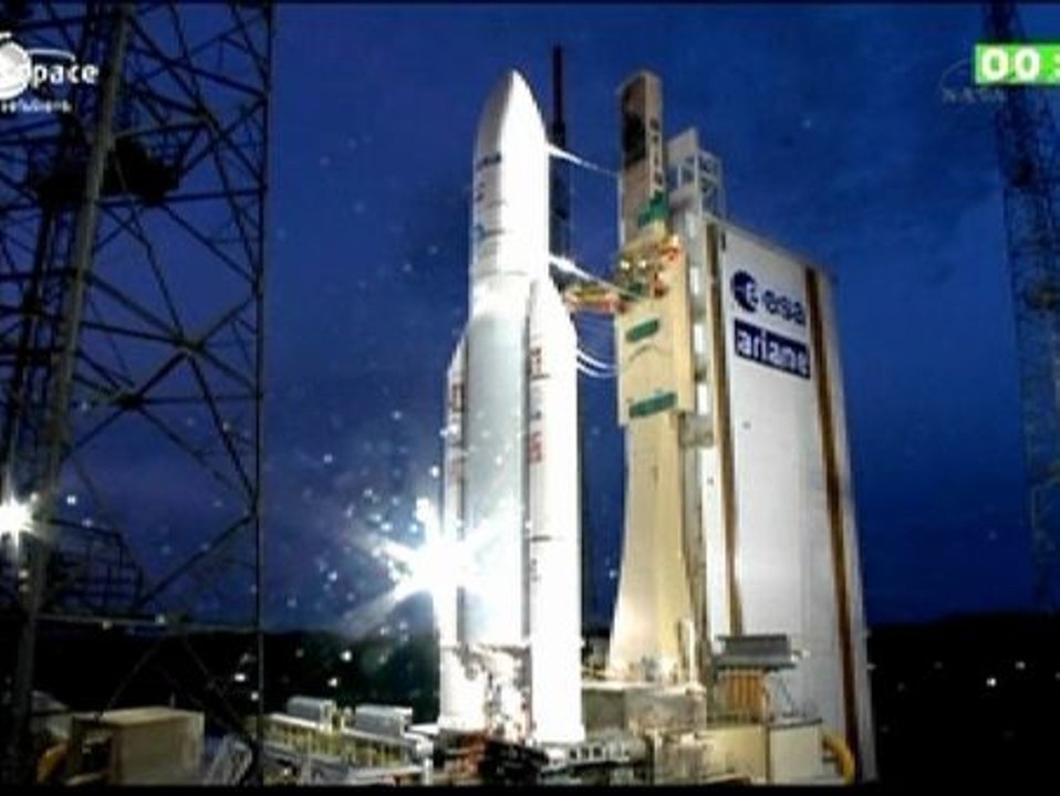 Europa envía el cohete más pesado de la historia para abastecer a la Estación Espacial Internacional (ISS)