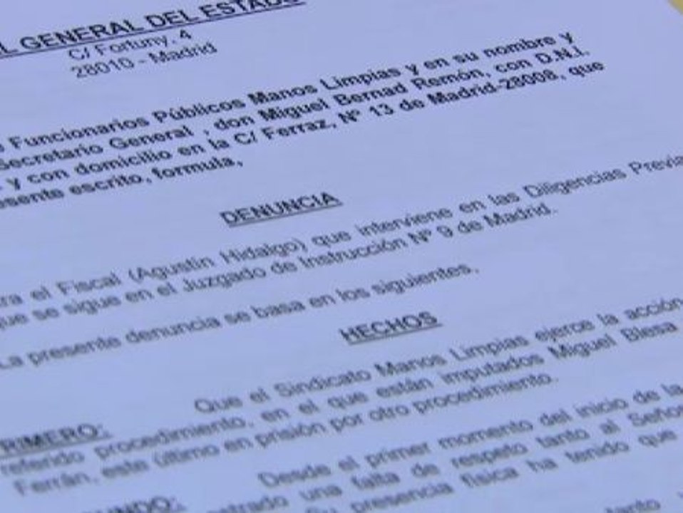 Manos Limpias recusa al fiscal del caso contra Miguel Blesa