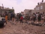 Un avión militar se estrella en la capital de Yemen