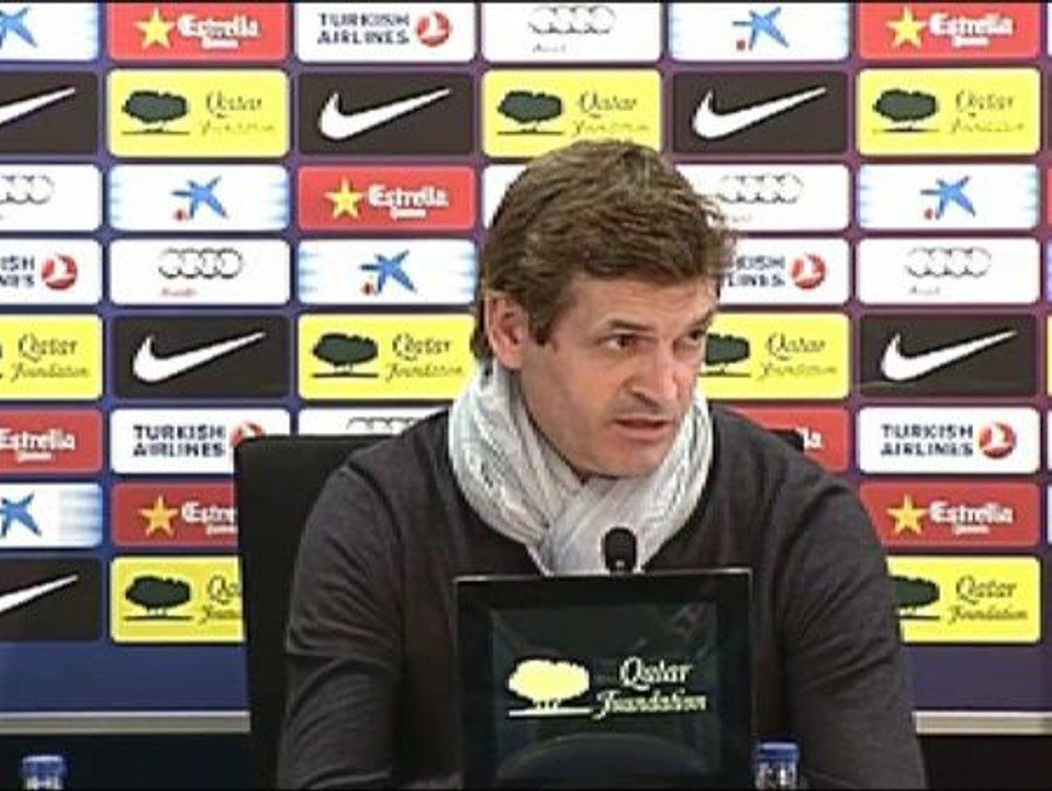 Tito Vilanova: "¿Cómo no se va a dar valor a la Liga? Hemos ganado al Madrid de los 100 puntos"