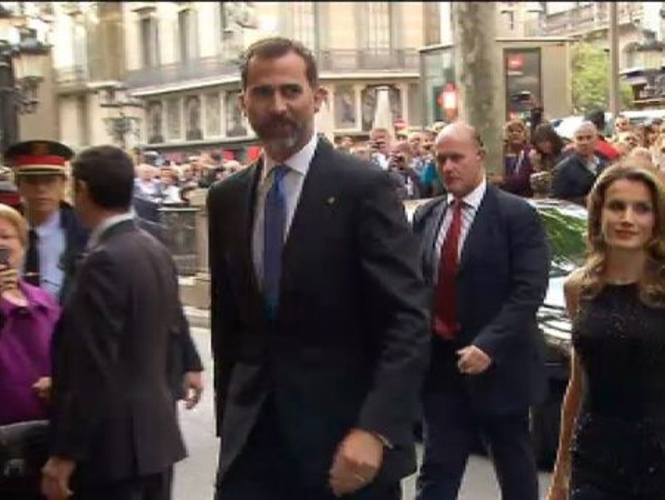 Abucheos a los Príncipes de Asturias en el Liceo
