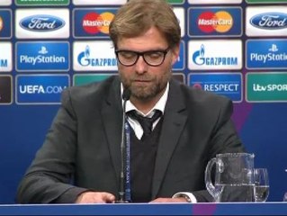 Jürgen Klopp orgulloso de su plantilla a pesar del resultado