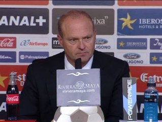 Pepe Mel: "Lo mejor de la primera parte es que nos fuimos perdiendo 1-0"