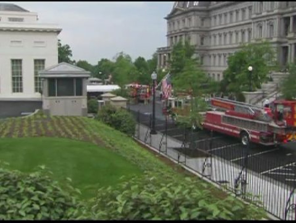 El ala oeste de la Casa Blanca, evacuada por un incendio
